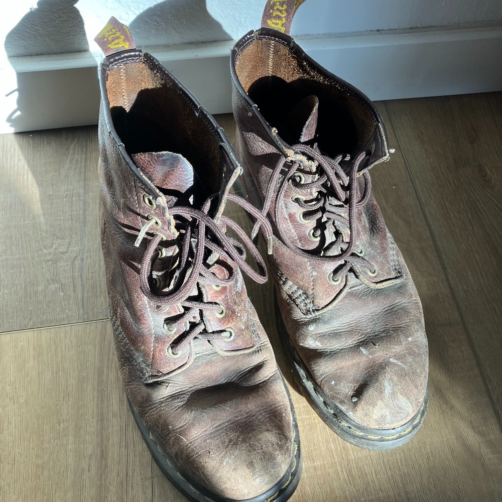 Doc Martens Mens Leather Work Boots